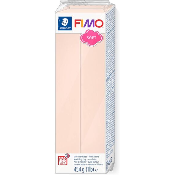 Lut polimeric Fimo Soft Pale Pink, 454g STH-8021-43 - Papet
