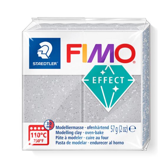Lut polimeric Fimo Effect Silver Glitter, 57g STH-8010-812 - Papet