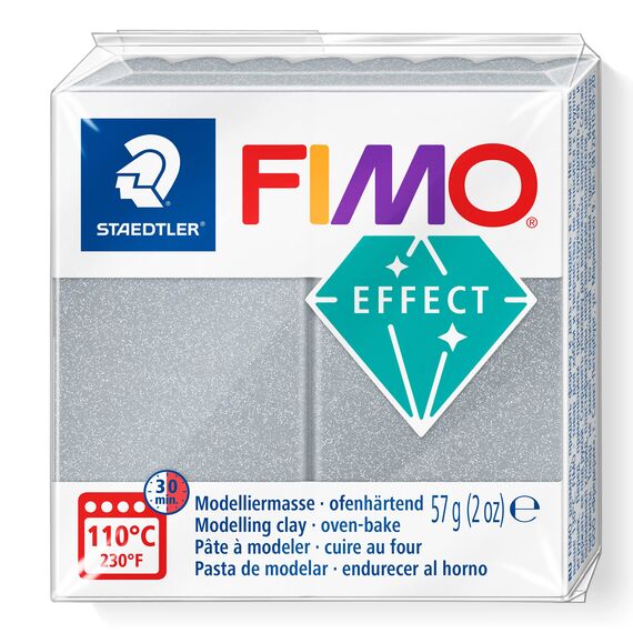 Lut polimeric Fimo Effect Silver, 57g STH-8010-81 - Papet