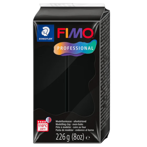 Lut polimeric Fimo Professional Negru, 226g STH-8042-9 - Papet