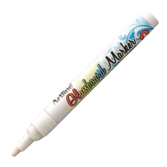 Marker tabla sticla, ARTLINE Glassboard, ALEGE CULOAREA: Alb - Papet