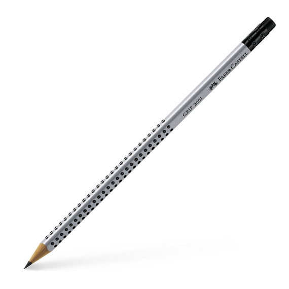 Creion cu radiera, FABER-CASTELL 2001, ALEGE DURITATE MINA: B - Papet