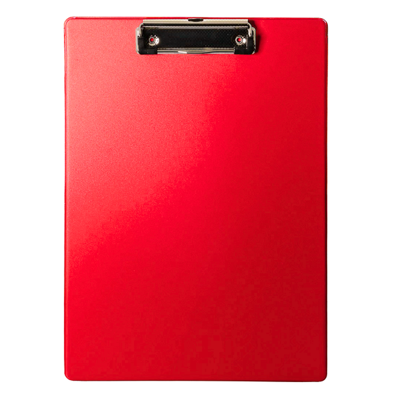 Clipboard simplu plastifiat A4, OPTIMA, ALEGE CULOAREA: Rosu - 2Papet