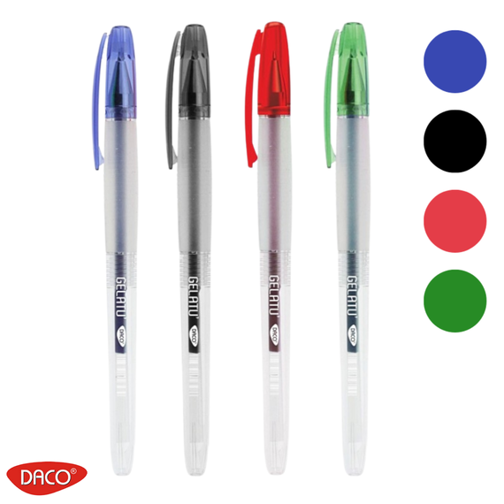 Pix cu gel fara mecanism 0.7mm, DACO Gelatu, ALEGE CULOAREA: Albastru - Papet