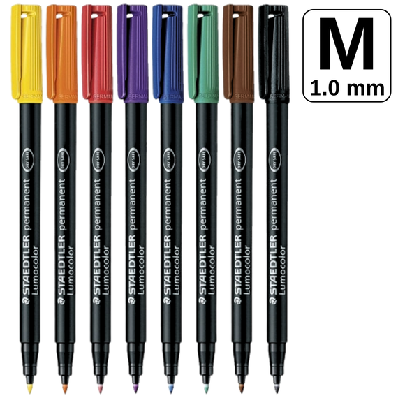 Marker permanent 1.0 mm, STAEDTLER Lumocolor M, ALEGE CULOAREA: Albastru - Papet