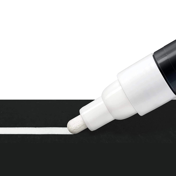 Marker cu vopsea acrilica, STAEDTLER Lumocolor, ALEGE CULOAREA: Argintiu - 2Papet