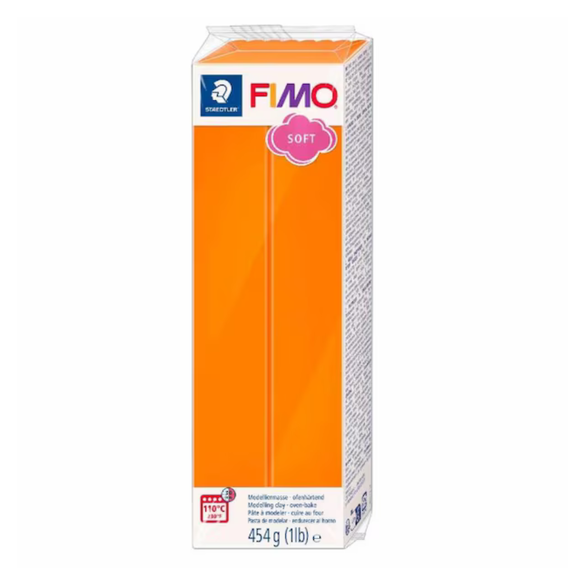 Lut polimeric Fimo Soft Tangerine, 454g STH-8021-42 - Papet