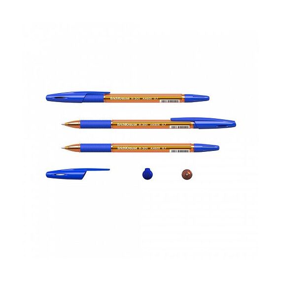 Pix fara mecanism 0.7mm, cu grip, ERICH KRAUSE Amber R-301, scriere albastra - 2Papet
