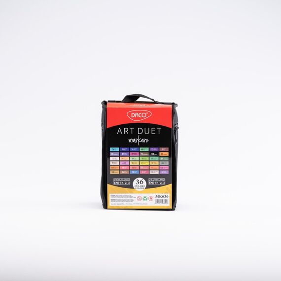 Marker grafic DACO Art Duet, 36 culori/set - 5Papet