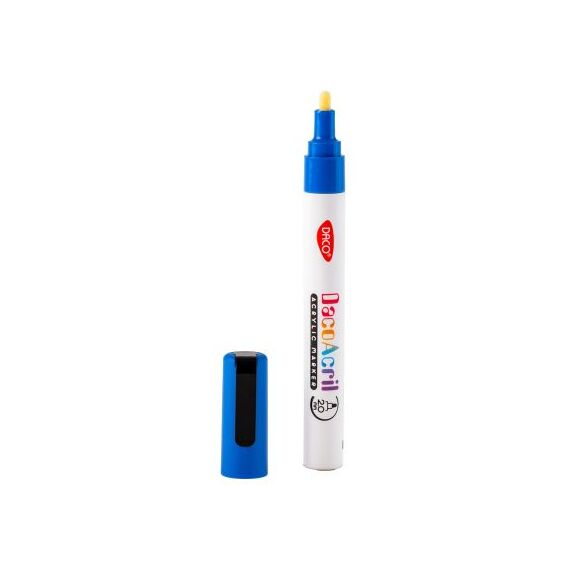 Marker cu vopsea acrilica DACO, 6 culori/set - 2Papet