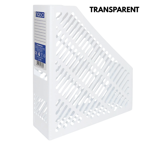 Suport vertical A4 din plastic, NEBO, ALEGE CULOAREA: Transparent - 2Papet