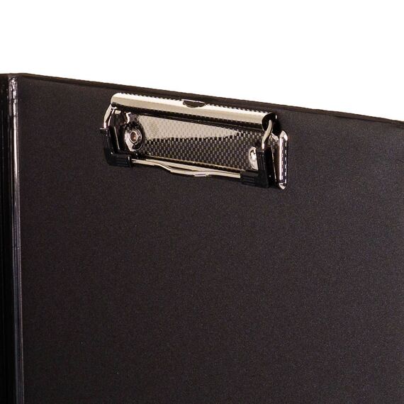 Clipboard dublu plastifiat A4, OPTIMA, ALEGE CULOAREA: Negru - 2Papet