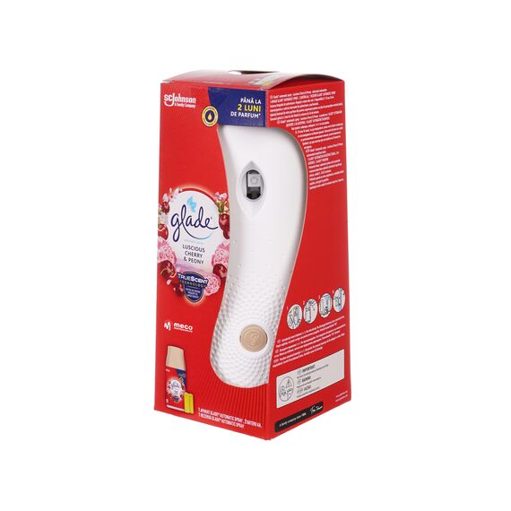Aparat odorizant automatic spray GLADE, Alege aroma: Cherry & Peony - 2Papet