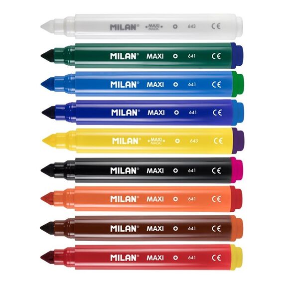 Carioci MILAN Maxi Magic, 10 culori/set - 2Papet