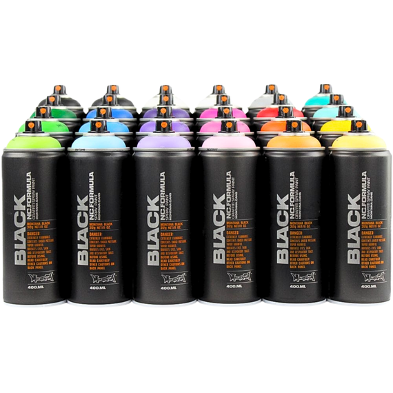 Spray cu vopsea, MONTANA Black 400 ml, ALEGE CULOAREA: Topaz - Papet