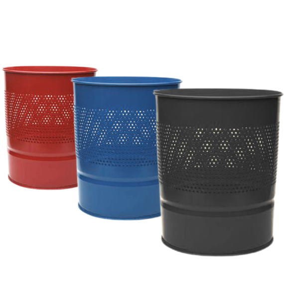 Cos de birou metal rigid 10L, MAS Super STRONG - Papet