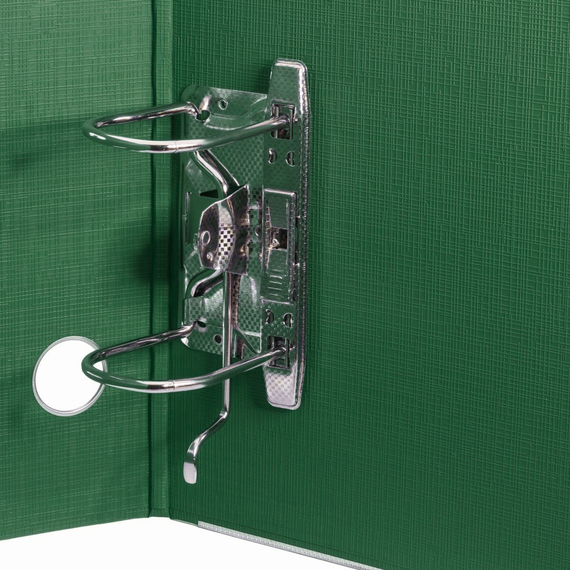 Biblioraft plastifiat A5, 7.5 cm, OPTIMA, ALEGE CULOAREA: Verde - 3Papet