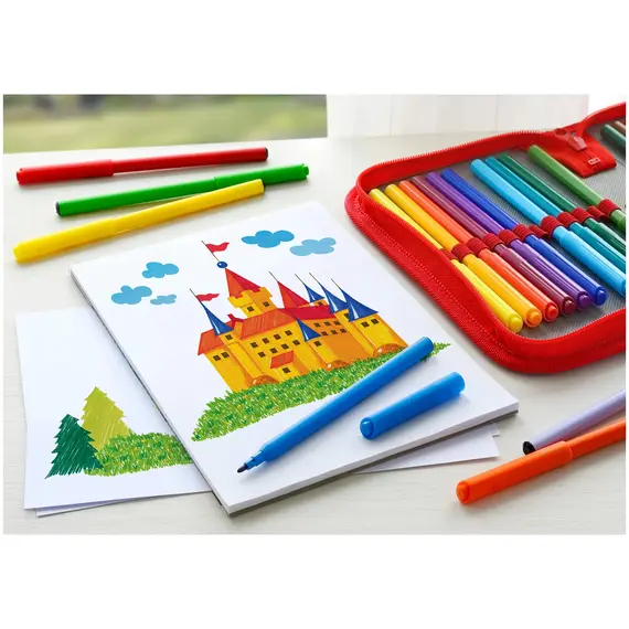 Carioci FABER-CASTELL, 24 culori/set - 2Papet