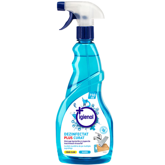 Spray dezinfectant fara clor 750 ml,  IGIENOL Marin - Papet