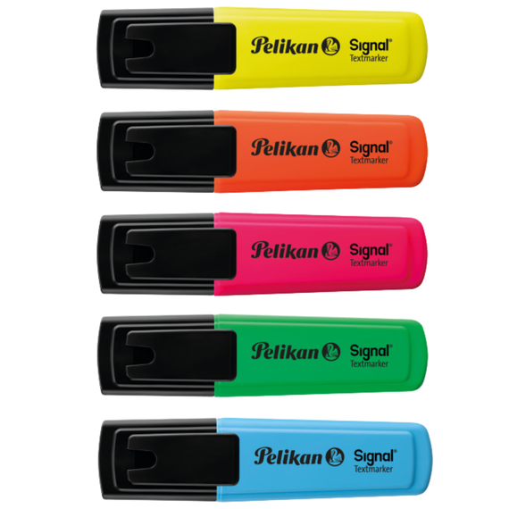 Textmarker PELIKAN Signal, ALEGE CULOAREA: Verde Fluo - Papet