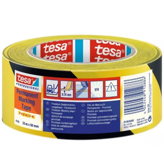 Banda adeziva de semnalizare, 50 mm x 33 m, TESA Marking Tape - 2Papet