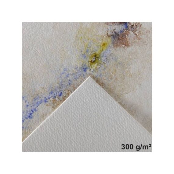 Bloc acuarela 24 x 32 cm, 300g/mp, 12 file, CANSON Montaval Grano Fino - 3Papet