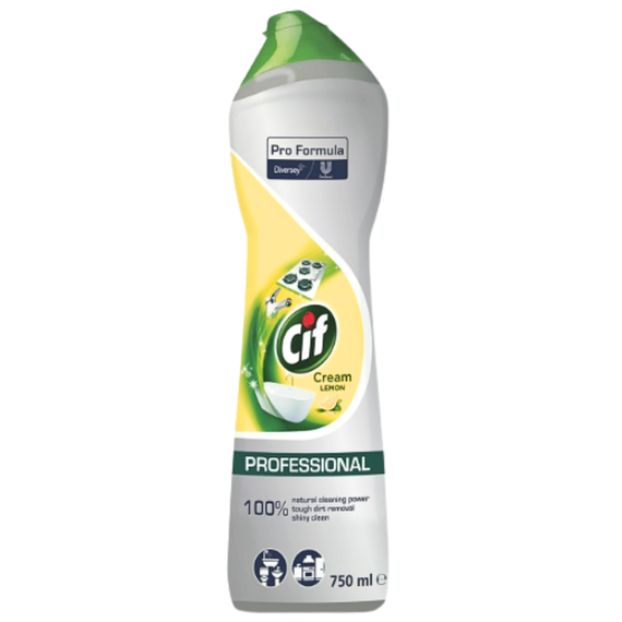 Crema de curatat universala CIF Cream Lemon Professional, 750 ml - Papet