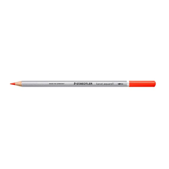 Creion acuarela STAEDTLER Karat Aquarell, ALEGE CULOAREA: Rosu Scarlet - Papet