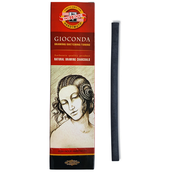 Carbune natural, 4 buc/set, KOH-I-NOOR Gioconda - Papet