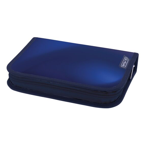 Penar neechipat, 1 fermoar si 2 clape interioare, HERLITZ Abstract Blue - 3Papet