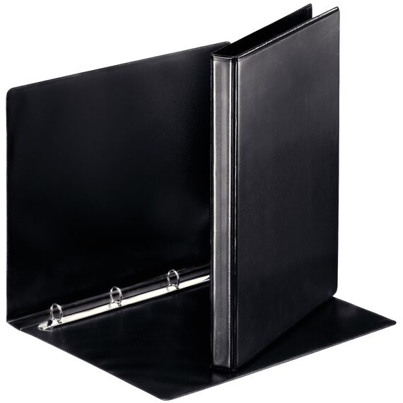 Caiet mecanic A4 cu 4 inele, 16 mm, ESSELTE Panorama, ALEGE CULOAREA: Negru - 2Papet