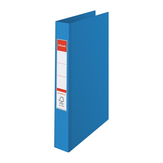 Caiet mecanic A4 cu 4 inele, 25 mm, ESSELTE Standard, ALEGE CULOAREA: Albastru - 2Papet