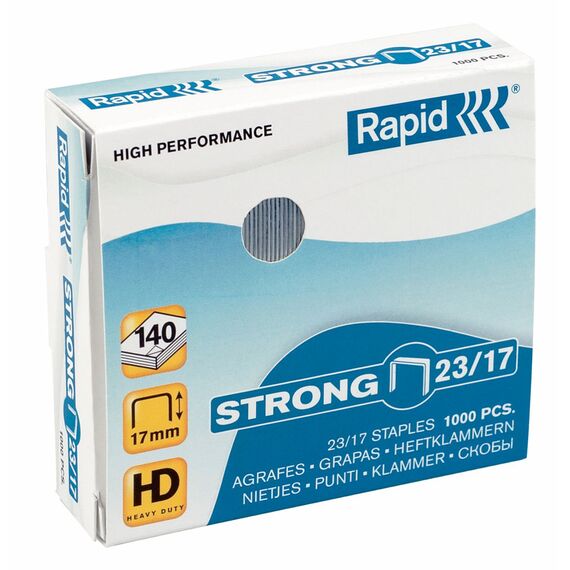Capse 23/10, 1000 buc/cutie RAPID Strong - Papet