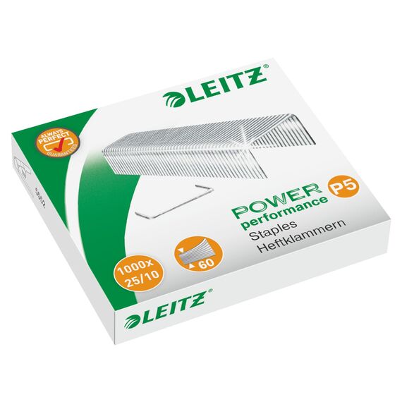 Capse 25/10, 1000 buc/cutie, LEITZ Power Performance P5 - Papet