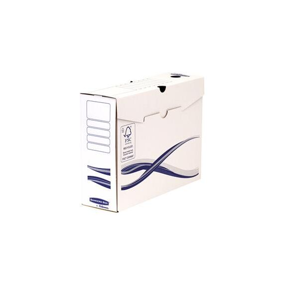 Cutie arhivare 10 cm, carton alb FELLOWES Bankers Box - Papet
