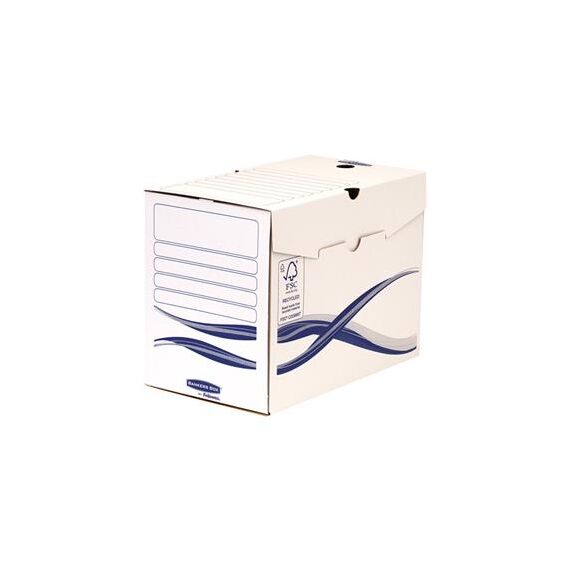 Cutie arhivare 20 cm, carton alb FELLOWES Bankers Box - Papet