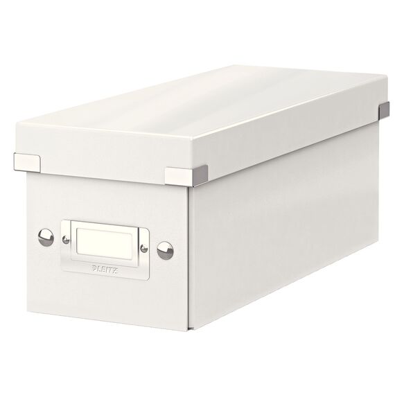 Cutie depozitare CD-uri, 352 x 143 x 136 mm, LEITZ WOW Click&Store, ALEGE CULOAREA: Alb - 2Papet
