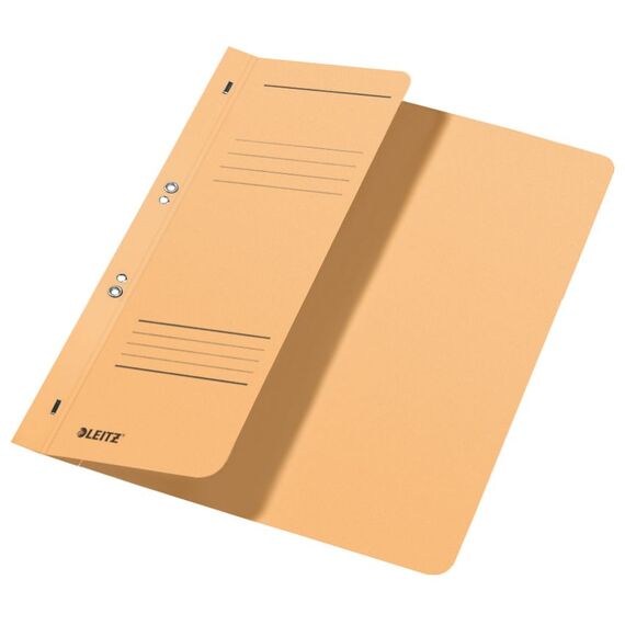 Dosar carton colorat cu capse, coperta 1/2, LEITZ, ALEGE CULOAREA: Kraft - 2Papet