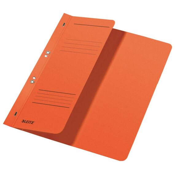Dosar carton colorat cu capse, coperta 1/2, LEITZ, ALEGE CULOAREA: Portocaliu - 2Papet