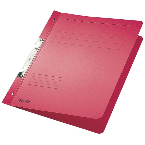 Dosar carton colorat pentru incopciat, coperta 1/1, LEITZ, ALEGE CULOAREA: Rosu - 2Papet
