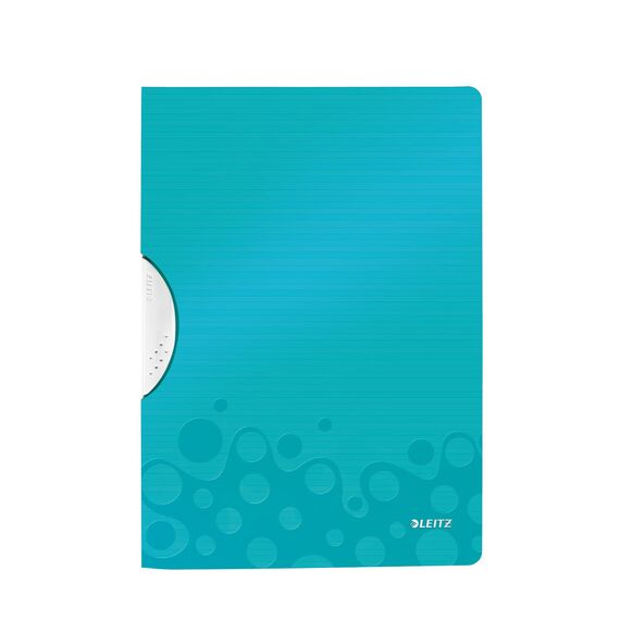 Dosar plastic A4 cu clema pivotanta, LEITZ WOW, ALEGE CULOAREA: Turcoaz - 2Papet