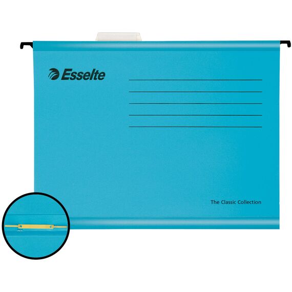 Dosar suspendabil A4, cu sina si eticheta, carton 210 g/mp, ESSELTE Pendaflex - Papet