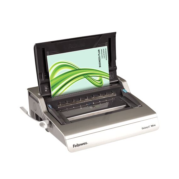 Aparat de indosariat electric cu inele metalice, FELLOWES Galaxy-E Wire - Papet
