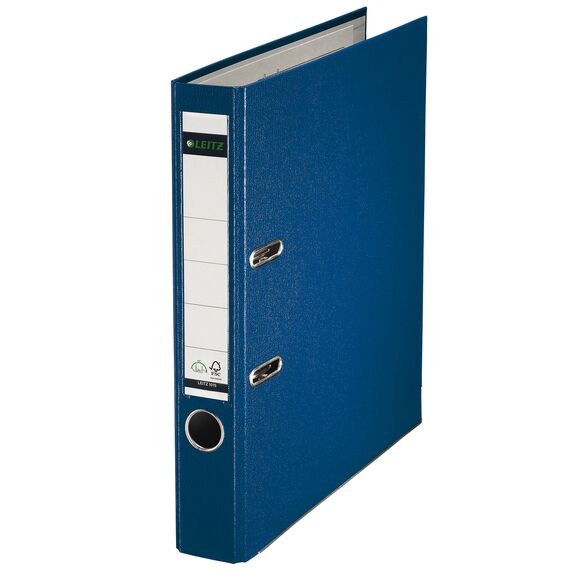 Biblioraft plastifiat 5cm, deschidere 180 grade, LEITZ, ALEGE CULOAREA: Albastru - 2Papet