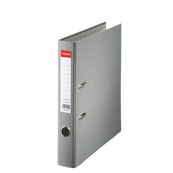 Biblioraft plastifiat, 5 cm ESSELTE Economy, ALEGE CULOAREA: Gri - 2Papet