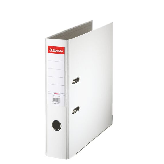Biblioraft plastifiat, 7.5 cm ESSELTE Economy, ALEGE CULOAREA: Alb - 2Papet