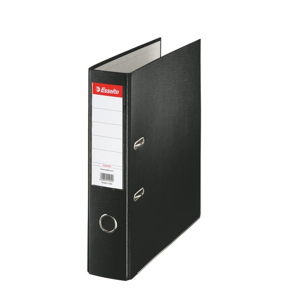 Biblioraft plastifiat, 7.5 cm ESSELTE Economy, ALEGE CULOAREA: Negru - 2Papet