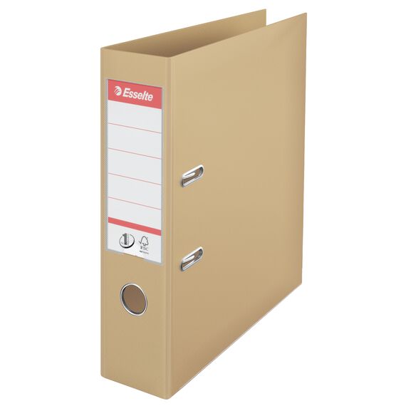 Biblioraft plastifiat, 7.5 cm ESSELTE Economy, ALEGE CULOAREA: Nisipiu - 2Papet