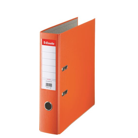 Biblioraft plastifiat, 7.5 cm ESSELTE Economy, ALEGE CULOAREA: Portocaliu - 2Papet