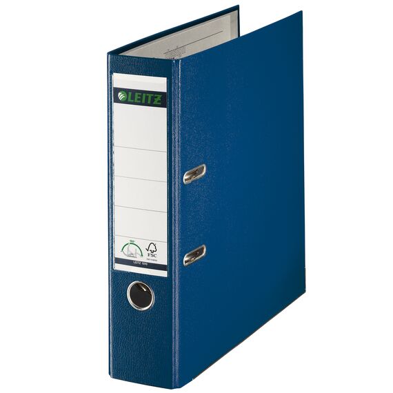Biblioraft plastifiat 8cm, deschidere 180 grade, LEITZ, ALEGE CULOAREA: Albastru - 2Papet